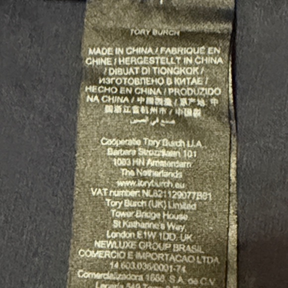 Tory Burch  Navy Midi Flare Dress Cotton size 8 - Picture 11 of 12